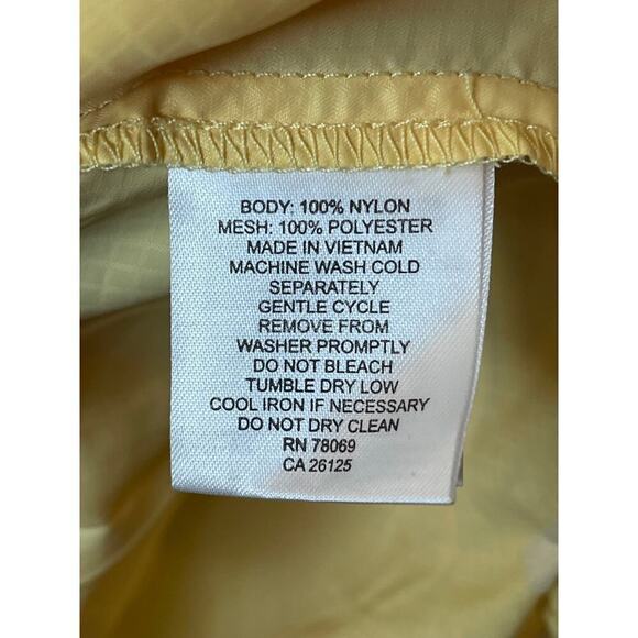 Ashworth Yellow Short Sleeve Windbreaker Pullover Shirt Men's Size XL NWT - Picture 5 of 7